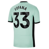 Chelsea Nike Third Stadium Sponsored Shirt 2023-24 with Fofana 33 printing