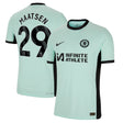 Chelsea Third Vapor Match Sponsored Shirt 2023-24 with Maatsen 29 printing - Kit Captain