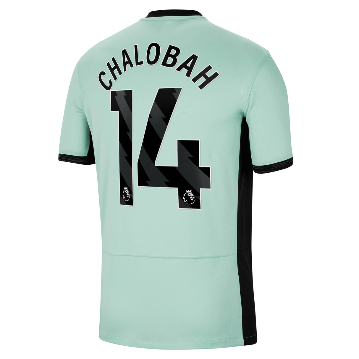 Chelsea Nike Third Stadium Sponsored Shirt 2023-24 with Chalobah 14 printing