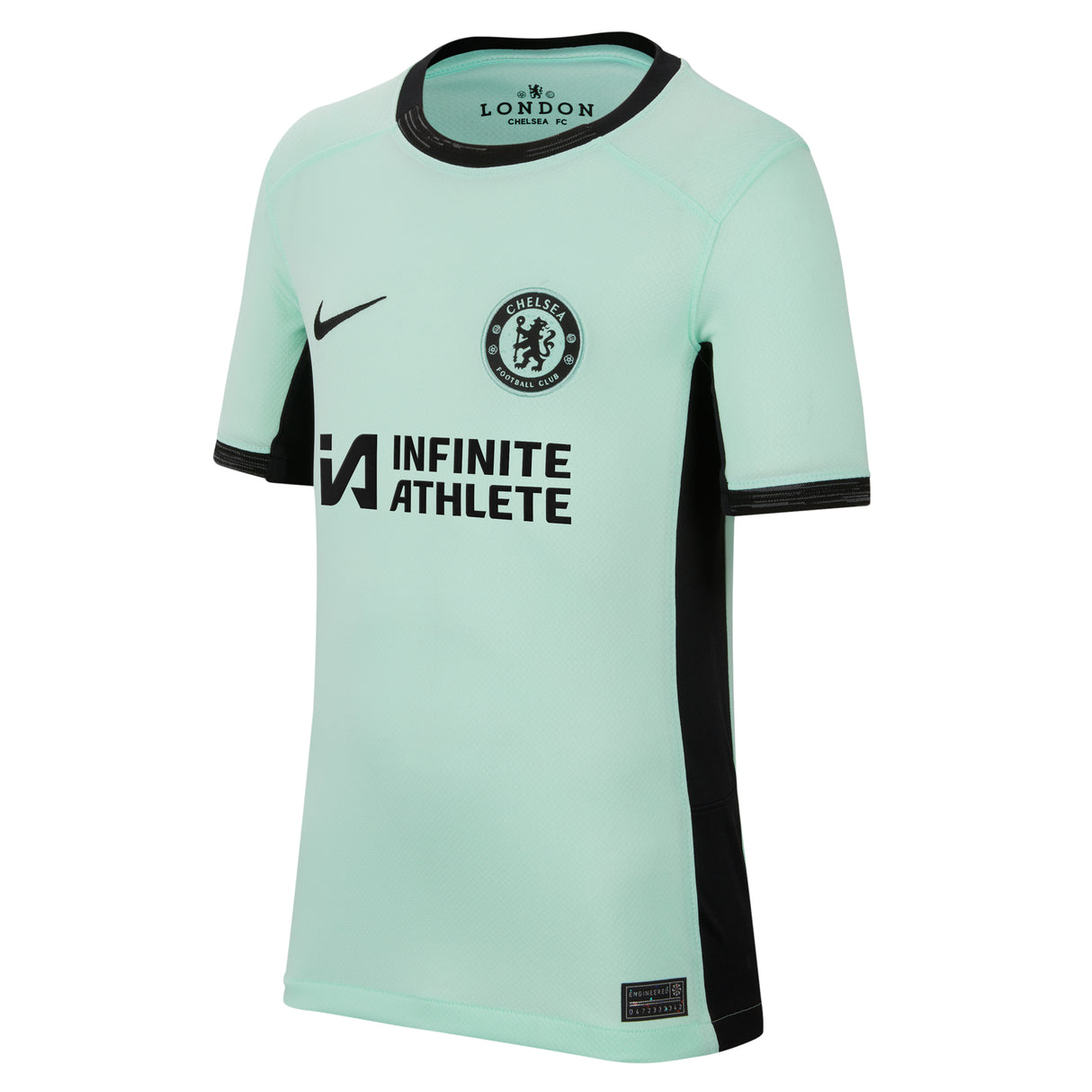 Chelsea Third Stadium Sponsored Shirt 2023-24 - Kids with Chalobah 14 printing - Kit Captain