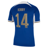 Chelsea Cup Nike Home Stadium Sponsored Shirt 2023-24 with Kirby 14 printing