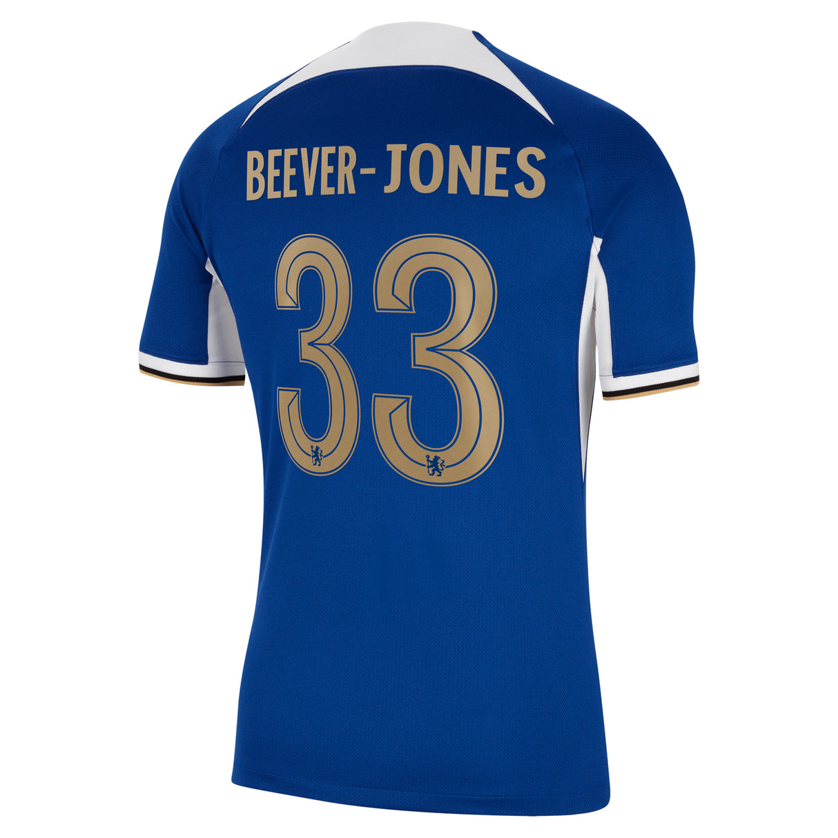 Chelsea Cup Nike Home Stadium Sponsored Shirt 2023-24 with Beever-Jones 33 printing