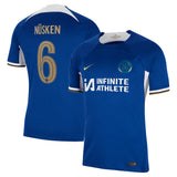 Chelsea Cup Nike Home Stadium Sponsored Shirt 2023-24 with Nüsken 6 printing