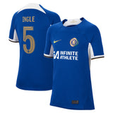 Chelsea Cup Nike Home Stadium Sponsored Shirt 2023-24 - Kids with Ingle 5 printing