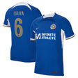 Chelsea Cup Home Vapor Match Sponsored Shirt 2023-24 with T. Silva 6 printing - Kit Captain