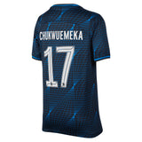 Chelsea Cup Nike Away Stadium Sponsored Shirt 2023-24 - Kids with Chukwuemeka 17 printing