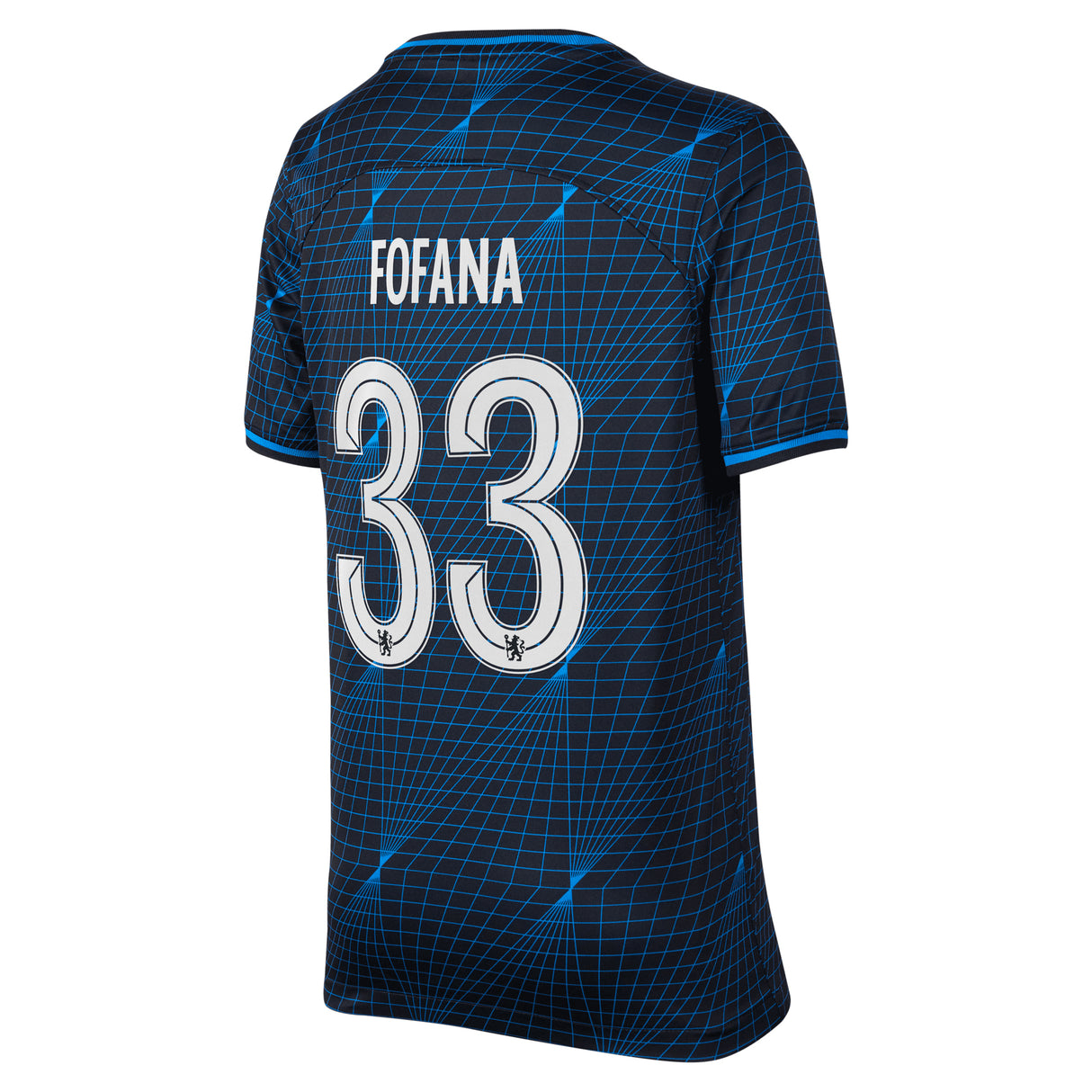 Chelsea Cup Nike Away Stadium Sponsored Shirt 2023-24 - Kids with Fofana 33 printing