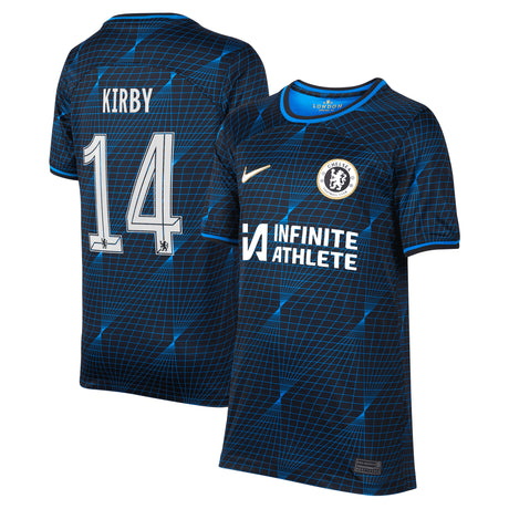 Chelsea Nike Cup Away Stadium Sponsored Shirt 2023-24 - Kids with Kirby 14 printing