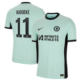 Chelsea Cup Third Vapor Match Sponsored Shirt 2023-24 with Madueke 11 printing - Kit Captain