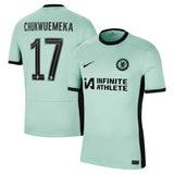 Chelsea Cup Nike Third Stadium Sponsored Shirt 2023-24 with Chukwuemeka 17 printing