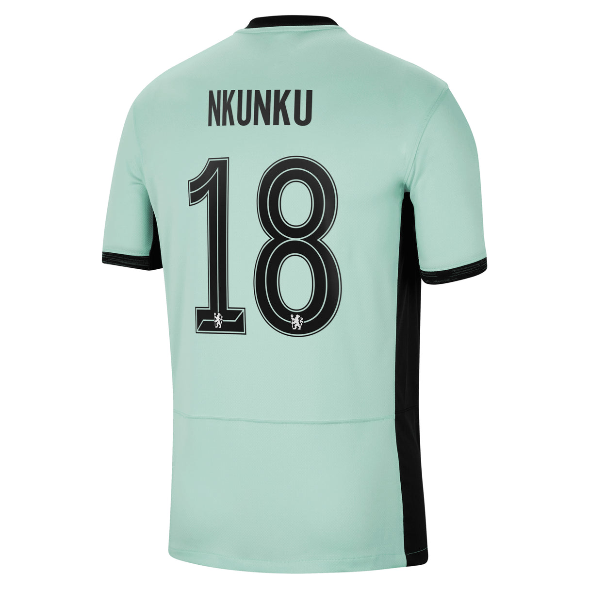 Chelsea Cup Nike Third Stadium Sponsored Shirt 2023-24 with Nkunku 18 printing