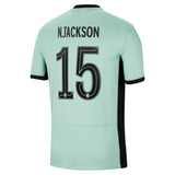 Chelsea Cup Nike Third Stadium Sponsored Shirt 2023-24 with Jackson 15 printing