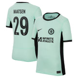 Chelsea Cup Third Stadium Sponsored Shirt 2023-24 - Kids with Maatsen 29 printing - Kit Captain