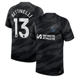 Chelsea Nike Goalkeeper Stadium Sponsored Shirt 2023-24 with Bettinelli 13 printing