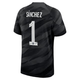 Chelsea Cup Nike Home Goalkeeper Stadium Sponsored Shirt 2023-24 with Sánchez 1 printing