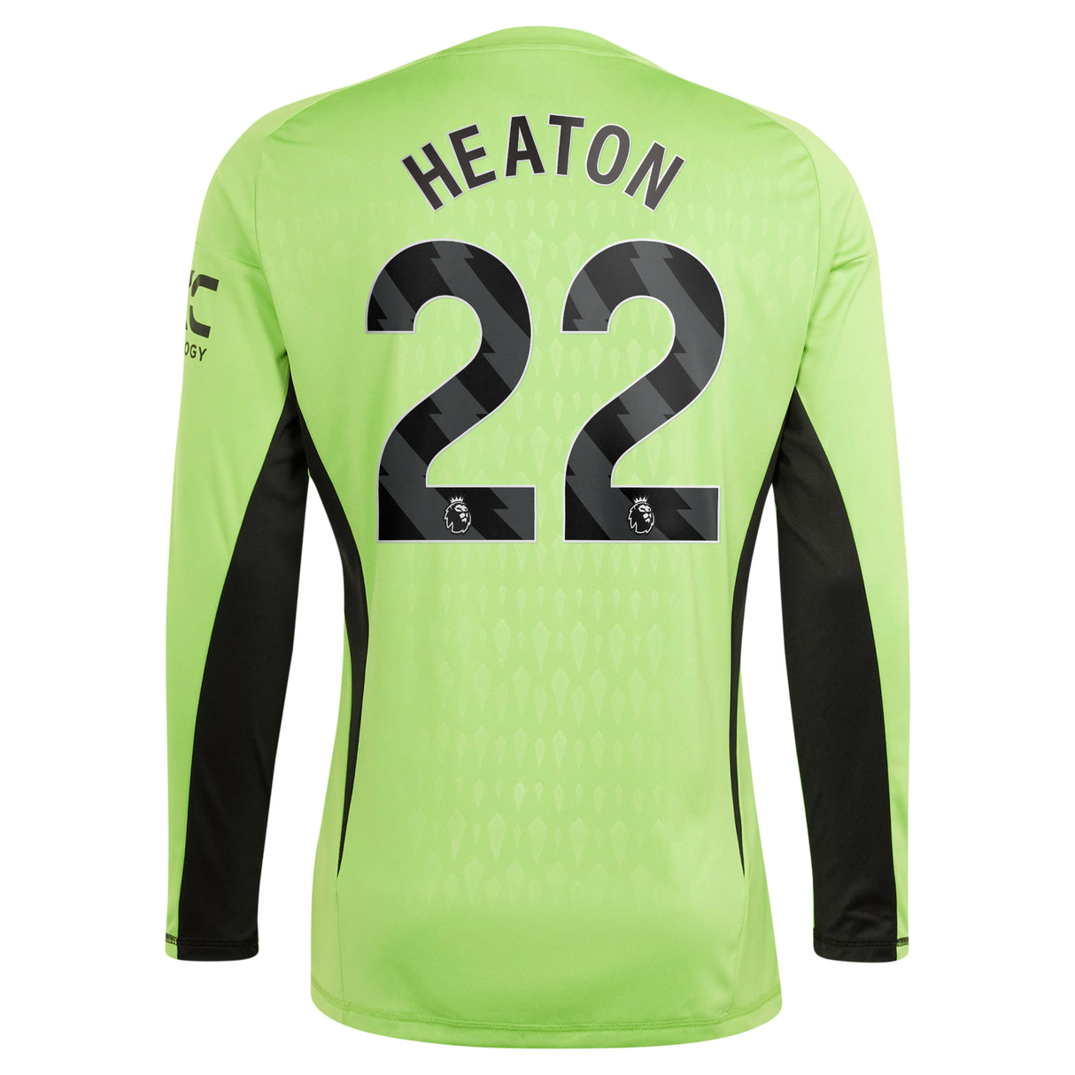 Manchester United EPL Home Goalkeeper Shirt 2023-24 with Heaton 22 printing