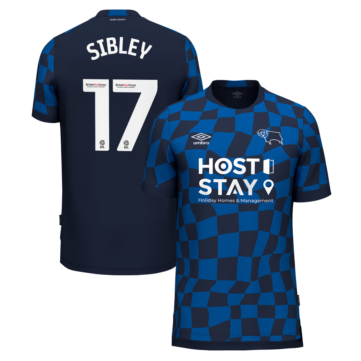 Derby County Umbro Away Shirt 2023-24 - Kids - Louie Sibley 17