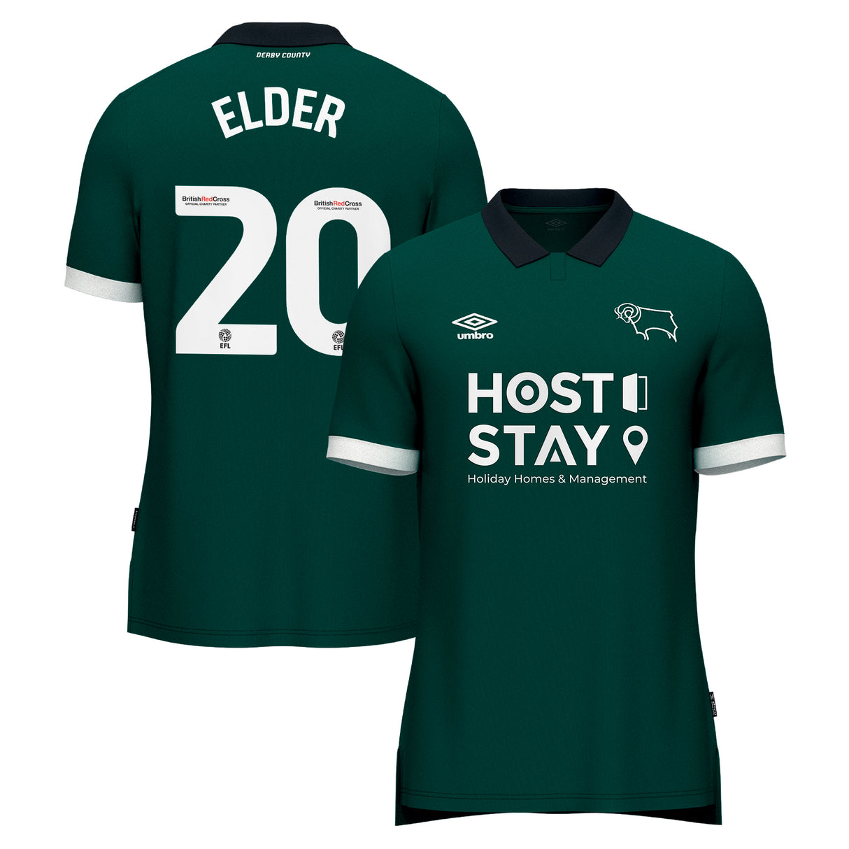 Derby County Umbro Third Shirt 2023-24 - Kids - Callum Elder 20