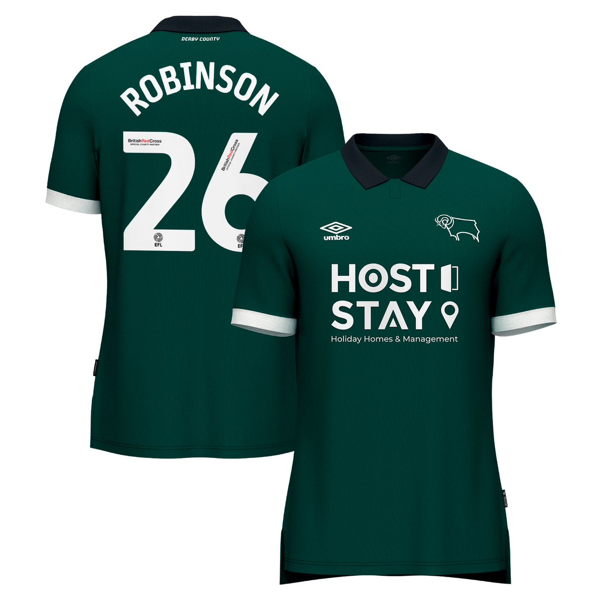 Derby County Umbro Third Shirt 2023-24 - Kids - Darren Robinson 26