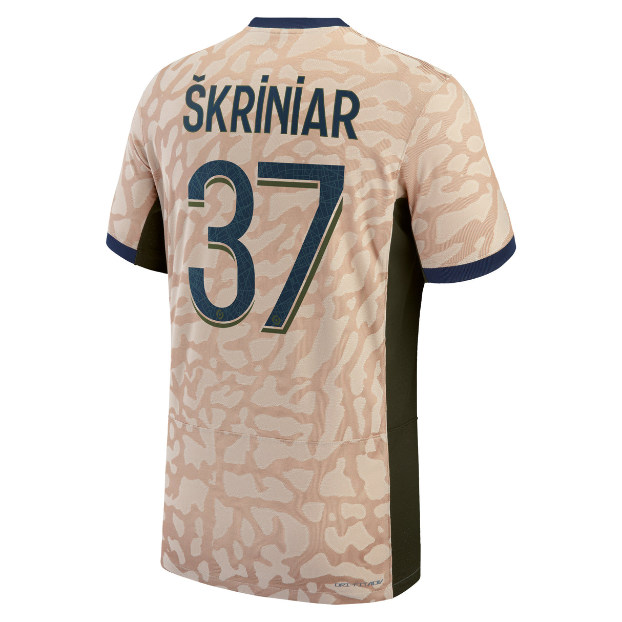 PSG Jordan Fourth Dri-FIT ADV Match Shirt 23/24 with Å kriniar 37 printing