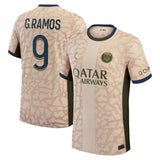 PSG Jordan Fourth Dri-FIT ADV Match Shirt 23/24 with G.Ramos 9 printing