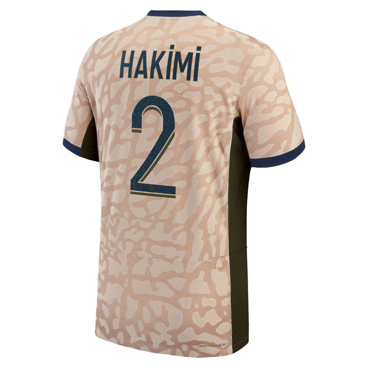 PSG Jordan Fourth Dri-FIT ADV Match Shirt 23/24 with Hakimi 2 printing