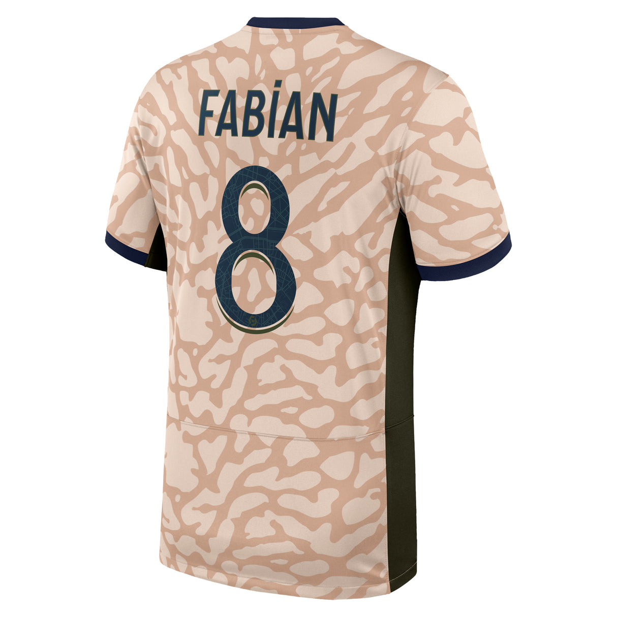 PSG Jordan Fourth Stadium Shirt 23/24 with Fabian 8 printing