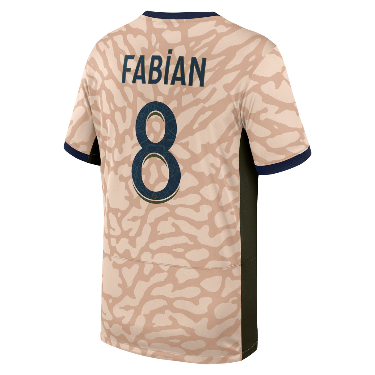 PSG Jordan Fourth Stadium Shirt 23/24 - Kids with Fabian 8 printing