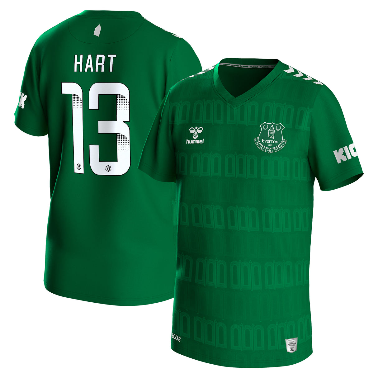 Everton WSL Home Goalkeeper Shirt 2023-24 - Kids with Hart 13 printing