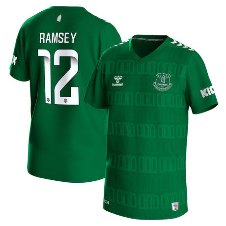 Everton WSL Home Goalkeeper Shirt 2023-24 - Kids with Ramsey 12 printing