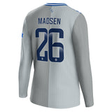 Everton WSL Third Shirt 2023-24 - Long Sleeve - Kids with Madsen 26 printing