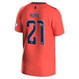 Everton WSL Away Shirt 2023-24 - Kids with Kühl 21 printing