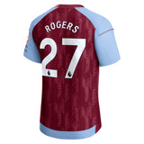 Aston Villa Home Pro Shirt 2023-24 with Rogers 27 printing