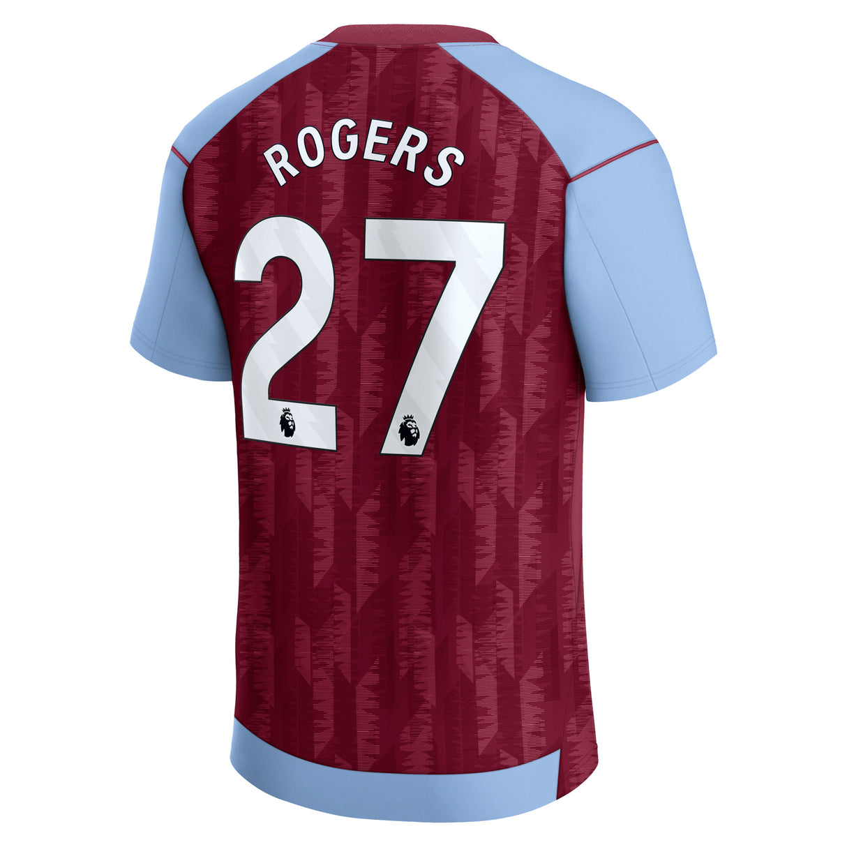 Aston Villa Home Stadium Shirt 2023-24 - Kids with Rogers 27 printing