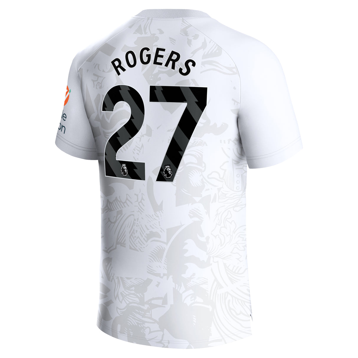 Aston Villa Away Stadium Shirt 2023-24 with Rogers 27 printing