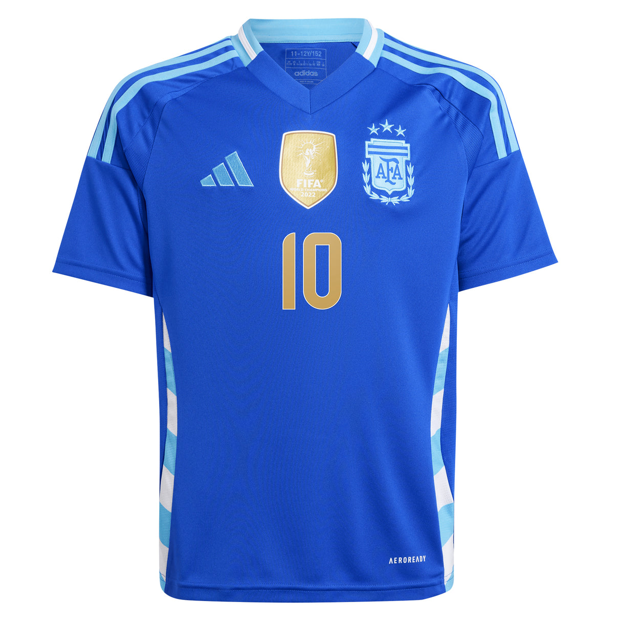 Argentina adidas Away Shirt 2024 - Kids with Messi 10 printing