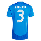 Italy adidas Home Shirt 2024 with DiMarco 3 printing