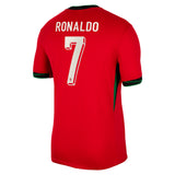 Portugal Nike Home Stadium Shirt 2024 with Ronaldo 7 printing