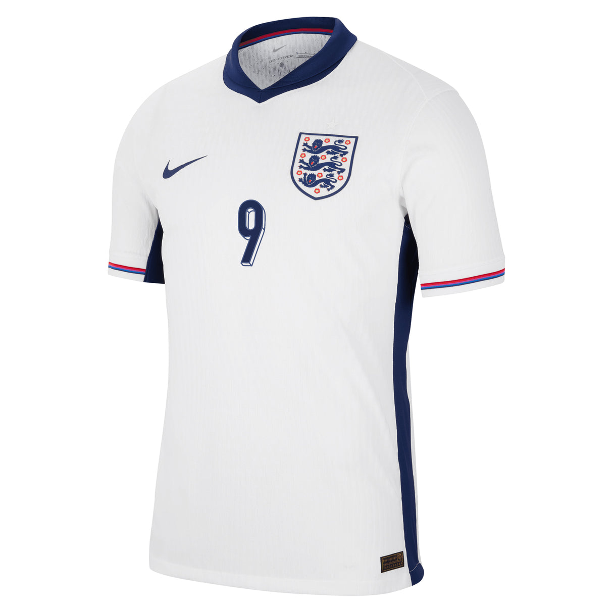 England Nike Dri Fit Adv Home Match Shirt 2024 - Kids with Kane 9 printing