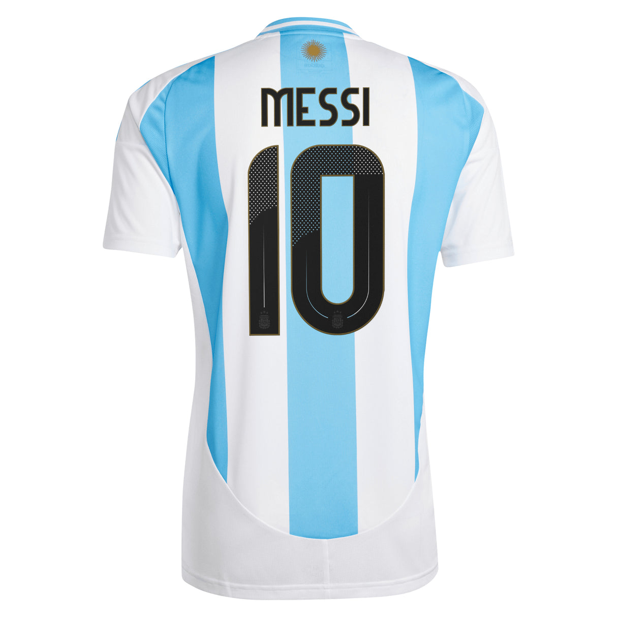 Argentina adidas Home Shirt 2024 with Messi 10 printing