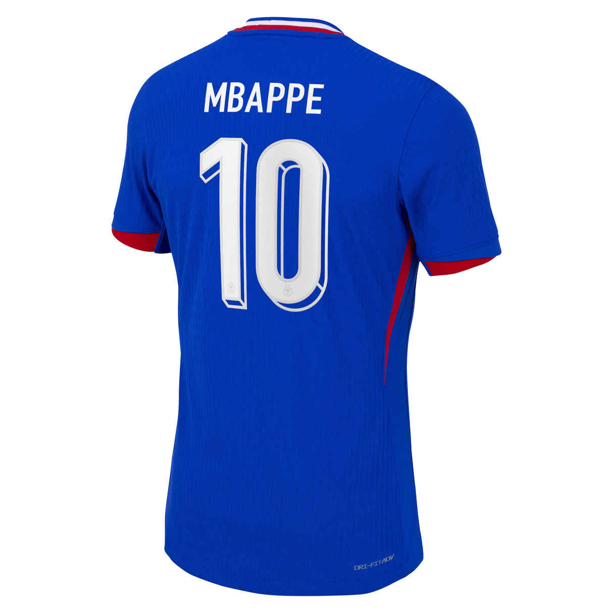 France Nike Dri-FIT ADV Home Match Shirt 2024 with Mbappe 10 printing